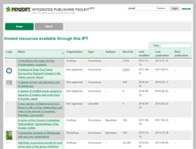 Tablet Screenshot of ipt.pensoft.net